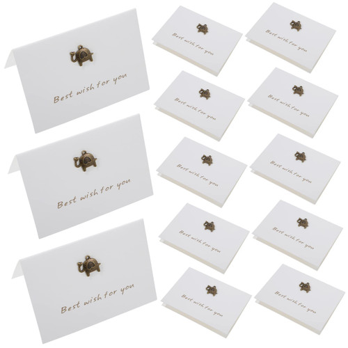 BESTOYARD 20 Sets anniversary wishes card small holiday cards bridal shower greeting card wedding gift card wedding invitations wedding invitation paper thank you cards for small business