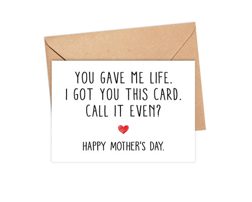 RedNuur Funny Mothers Day Card - Happy Mother's Day Card - Card For Mum - Mothers Day Cards - Witty Mothers Day Card - Funny Card For Mum RedNuur Funny Mothers Day Card - Happy Mother's Day Card - Card For Mum - Mothers Day Cards - Witty Mothers Day Card - Funny Card For Mum