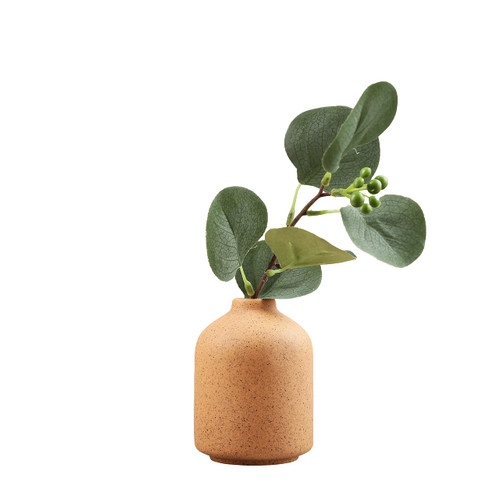 Ceramic Vase - Small Vase, Modern Minimalist Ceramic Vase, Dried Flower Vase, Home Decoration, Flower Arrangement Decorative Shooting Props, (Brown) Ceramic Vase - Small Vase, Modern Minimalist Ceramic Vase, Dried Flower Vase, Home Decoration, Flower Arrangement Decorative Shooting Props, (Brown)