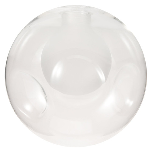 Glass Globe Lamp Shade G9 Globe Glass Lamp Shade Clear Threaded Dome Lampshade Light Bulb Guard Cover Replacement for Pendant Chandelier Wall Sconce Cylinder Glass Lamp Shade