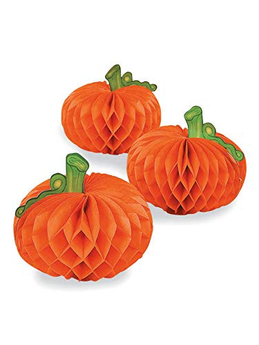 Paper Pumpkin Decorations - 6 pcs - Halloween/Thanksgiving Table Centerpieces