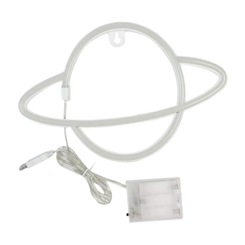 Holibanna 1pc Planet Neon Sign Heart Decor Moon Decor LED Neon Lights Star Illusion Lamp Space Neon Light Sign LED Light Wall Sign Neon Atmosphere Desktop Lamp Lamp Adornment Night Light LED