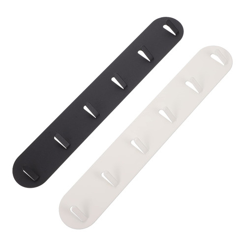 Holibanna 2pcs 6 Rows of Hooks Entryway Coat Rack Wall Mounted Clothing Rack Wall Mount Coat Rack Wall Key Rack Hanging Clothes Hook Multipurpose Wall Hook Kitchen Wall Hook Wall Hanger Mug