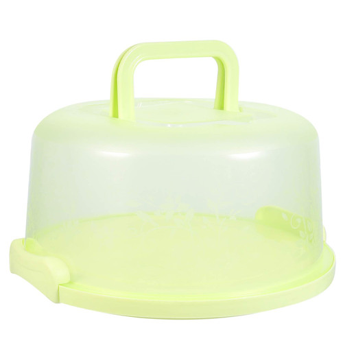 minkissy Cake Carrier with Lid Plastic Cake Carrier with Handle Cake Carrier Storage Container Locking Cake Carrier Round Cake Cupcake Carrier for Food Takeaway Supplies Cake Dome Cover
