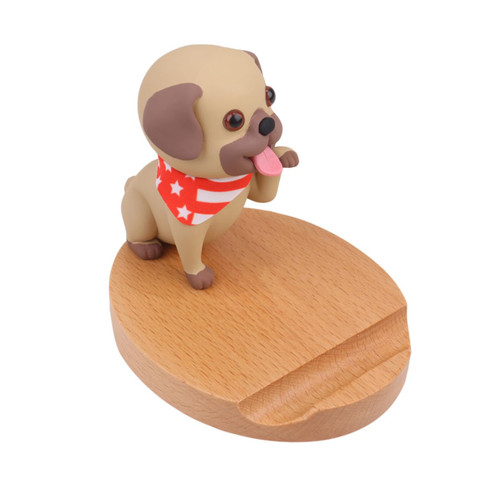 BESTOYARD Desktop Cellphone Holder Smartphone Stand Cell Phone Holder Desktop Cellphone Holder Cellphone Holder Stand Cellphone Stand Braces Mobile Phone Holder Bracket Cartoon Wooden