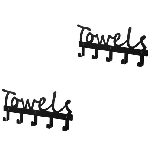 Alipis 2 Pcs Hook up Wall Mounted Clothing Rack Wall Mount Coat Rack Towel Hooks Coat Hook Rack Wall Coat Hook Hat Hook Rack Towel Rack Wall-Mounted Hook Sundries Holder Household Handbag