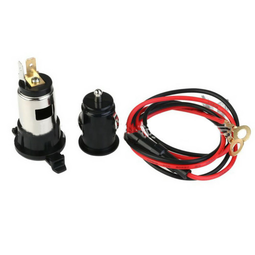 TECKEEN Cigarette Lighter Socket Car Marine Motorcycle ATV RV Lighter Socket Power Outlet Socket Receptacle 12V Waterproof Plug