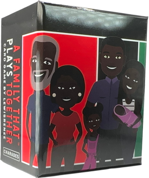 A Family That Plays Together - Black Owned Family Hood Charades Game for Adults and Kids - Perfect Charades Game for Family Urban Black Trivia Game Night ISSA Black Thang with Black Culture Charades