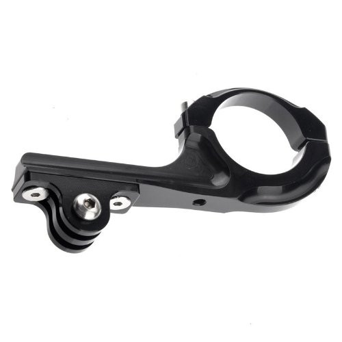 Goliton Bike bicycle Motorcycle Aluminum Handlebar Bar Mount Adapter for Gopro Hero5/4/3+/3/2/1/4 Session/5 Session XiaoYI Xiaomi - Black