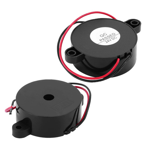 Bettomshin DC 24V 100dB Active Electronic Buzzer Alarm Sounder Intermittent Sound Beep Speaker 2Pcs