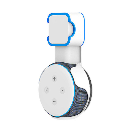 Compatible with Alexa Echo Dot 3rd Holder Wall Mount Stand Mount Accessories with Integrated Cable Management, No Screws Required, Speaker Accessories Rack (Alexa Echo Dot 3rd, White) A332 Compatible with Alexa Echo Dot 3rd Holder Wall Mount Stand Mount Accessories with Integrated Cable Management, No Screws Required, Speaker Accessories Rack (Alexa Echo Dot 3rd, White) A332