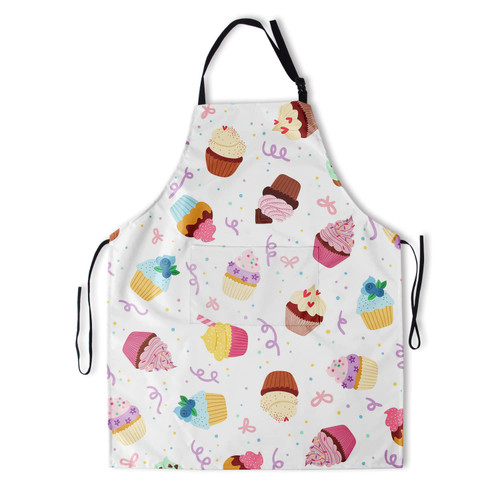 Giwawa Cupcake Apron Waterproof Kitchen Aprons Cake Candy Cute Adult Adjustable for Cooking Baking Gardening Grilling