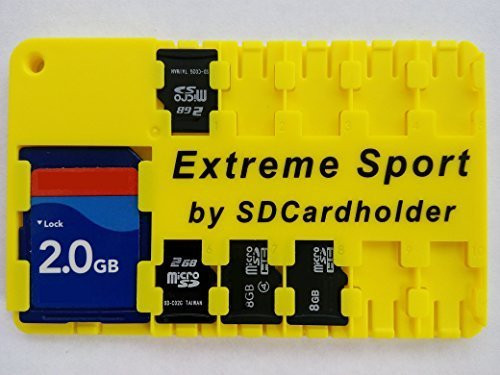 Extreme Sport - It Floats !!! Micro SD Card Case, Holder, Organizer Credit Card Size Storage Device Free Shipping ! Beware of cheap Chinese knock offs!!!