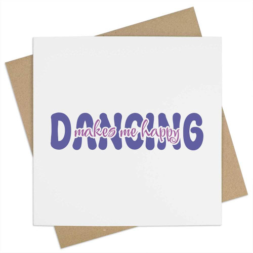 Azeeda 'Dancing' Blank Greeting Card (GC00050125)