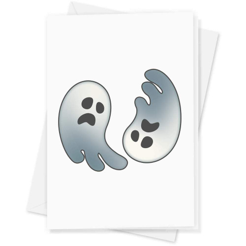 Azeeda Large (A4) 'Spooky Ghosts' Blank Greeting Card (GC00052032)
