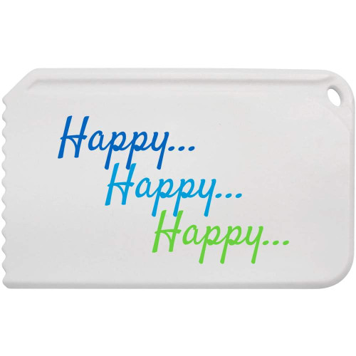 Azeeda 'Happiness' Plastic Ice Scraper (IC00031103)