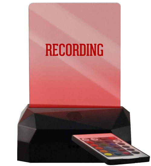 Recording - LED USB Rechargeable Edge Lit Sign