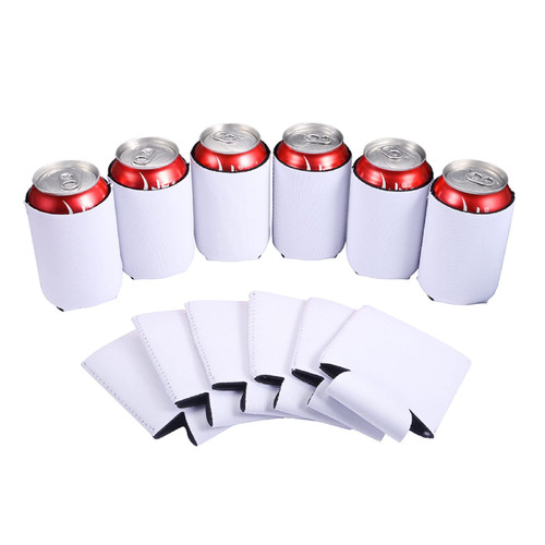 Beer Can Cooler Sleeves Blank, Neoprene Beer Can Sleeves Beer Can Coolers Covers for 12oz Cans Bottles,Personalized Sublimation Sleeves for Weddings, Bachelorette Parties, HTV Projects, 24 Pack