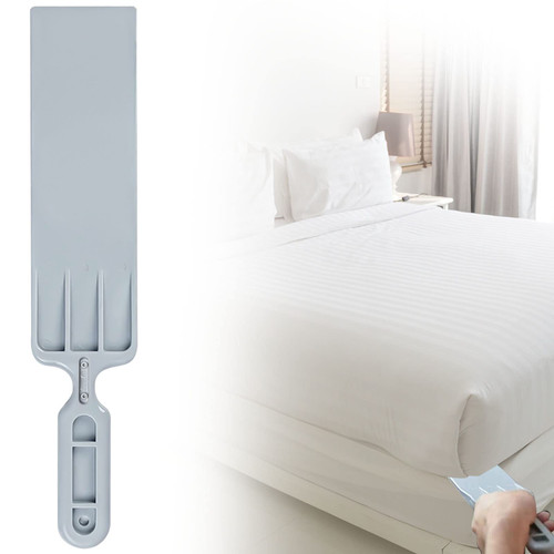 Bed Sheet Tuck Tool Tucking in Tool for Bed,Mattress Lifters Change Bed Sheets Tuck Mattress Cover Tucking Paddle Bed Sheet Change Helper for Tucking Sheets Neatly and Easy Bunk Bed Accessories(Grey)