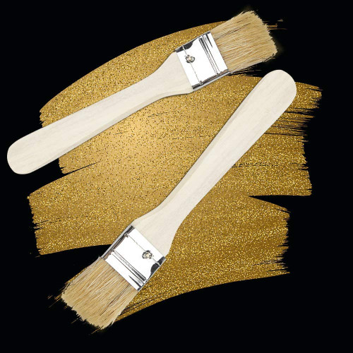 4pcs Silicone Basting Pastry Brush, BBQ Basting Brush, Grilling Brushes Pastry Basting Brush Wooden Barbecue Brush Heat Resistant Brush for Cooking Baking Food Spread Oil Spice Oil Brush For Cooking