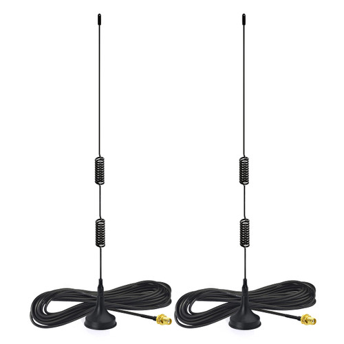 Bingfu Dual Band VHF UHF 136-174MHz 400-470MHz Ham Radio Antenna (2 Pack) Handheld Two Way Radio Magnetic Base SMA Female Antenna for Kenwood Wouxun BaoFeng BF-F8HP UV-5R UV-82 BF-888S Walkie Talkie Bingfu Dual Band VHF UHF 136-174MHz 400-470MHz Ham Radio Antenna (2 Pack) Handheld Two Way Radio Magnetic Base SMA Female Antenna for Kenwood Wouxun BaoFeng BF-F8HP UV-5R UV-82 BF-888S Walkie Talkie