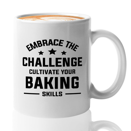 Flairy Land Hobby Coffee Mug 11oz White -Baking Skills - Pastry Chef Cooking Bakery Homemade Bread Dough Kitchen Bake Stuff