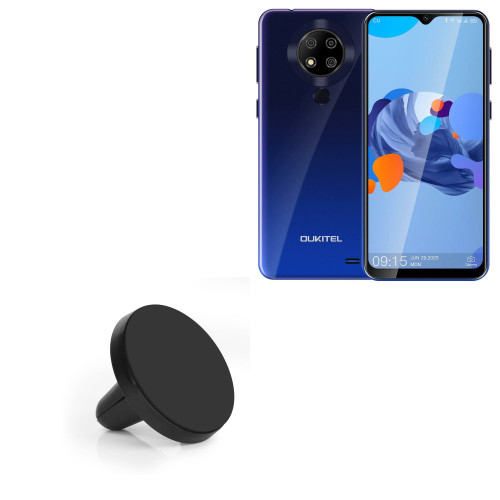 BoxWave Car Mount for Oukitel C19 Pro (Car Mount by BoxWave) - Minimus MagnetoMount, Magnetic Car Mount, Magnetic Car Holder for Oukitel C19 Pro