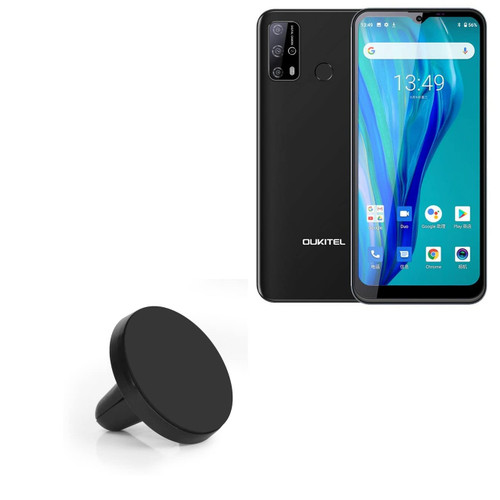 BoxWave Car Mount for Oukitel C23 Pro (Car Mount by BoxWave) - Minimus MagnetoMount, Magnetic Car Mount, Magnetic Car Holder for Oukitel C23 Pro