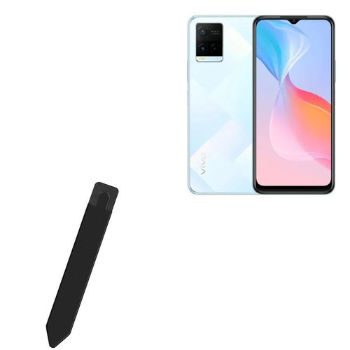 BoxWave Stylus Pouch Compatible with vivo Y21s - Stylus PortaPouch, Stylus Holder Carrier Portable Self-Adhesive for vivo Y21s - Jet Black BoxWave Stylus Pouch Compatible with vivo Y21s - Stylus PortaPouch, Stylus Holder Carrier Portable Self-Adhesive for vivo Y21s - Jet Black
