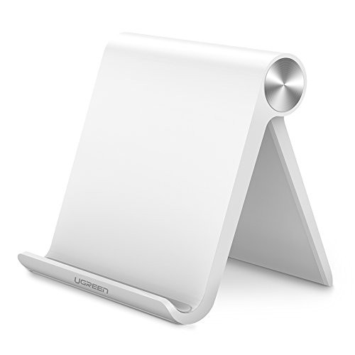 UGREEN Cell Phone Stand Holder Mobile Phone Dock Compatible with iPhone X 8 Plus 6 7 XS Max 6S 5, Samsung Galaxy S9 S8 S7 Edge S6, Android Smartphone Holder for Desk, Adjustable and Foldable (White) UGREEN Cell Phone Stand Holder Mobile Phone Dock Compatible with iPhone X 8 Plus 6 7 XS Max 6S 5, Samsung Galaxy S9 S8 S7 Edge S6, Android Smartphone Holder for Desk, Adjustable and Foldable (White)