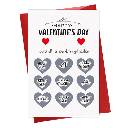 FLYAB Funny Valentines Day Cards for Her Him 4"x6" Naughty Scratch Off Valentines Day Gift Cards for Husband Wife Fiance Boyfriend Girlfriend Anniversary Birthday Cards with Envelope FLYAB Funny Valentines Day Cards for Her Him 4"x6" Naughty Scratch Off Valentines Day Gift Cards for Husband Wife Fiance Boyfriend Girlfriend Anniversary Birthday Cards with Envelope