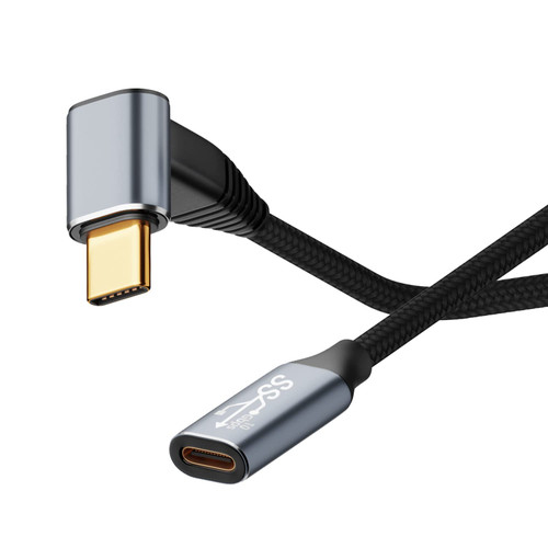 AreMe 90 Degree USB C Extention Cable 1.6FT, 10Gbps Right Angle USB Type C Male to Female 100W PD Fast Charge Extender Cord for ROG Ally, Steam Deck, Switch, MacBook, Tablet and Phone AreMe 90 Degree USB C Extention Cable 1.6FT, 10Gbps Right Angle USB Type C Male to Female 100W PD Fast Charge Extender Cord for ROG Ally, Steam Deck, Switch, MacBook, Tablet and Phone