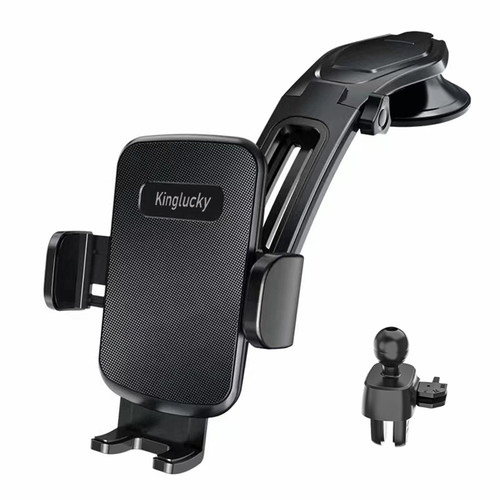 Kinglucky Car Phone Mount, Long Arm Suction Cup Phone Holder for Car Dashboard Windshield Air Vent Hands Free Clip Cell Phone Holder Compatible with All Mobile Phones Kinglucky Car Phone Mount, Long Arm Suction Cup Phone Holder for Car Dashboard Windshield Air Vent Hands Free Clip Cell Phone Holder Compatible with All Mobile Phones