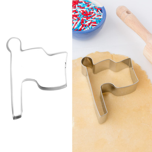 Cookie Cutter Kingdom - Cookie Cutters - Cookie Cutter Mold Perfect for Cakes Biscuits and Sandwiches (Flag)
