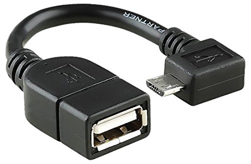 SANOXY USB 2.0 A Female To Micro B Male Adapter Cable- Black