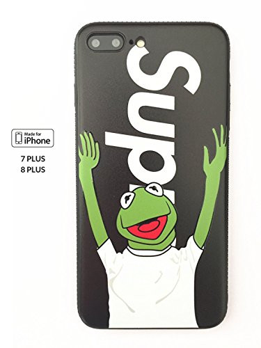 iPhone 7Plus 8Plus Case Full-Protective Phone Case, Flexible Soft Anti-Scratch Protective Back Case Cover for iPhone 7 Plus/8 Plus 5.5inch (Black)