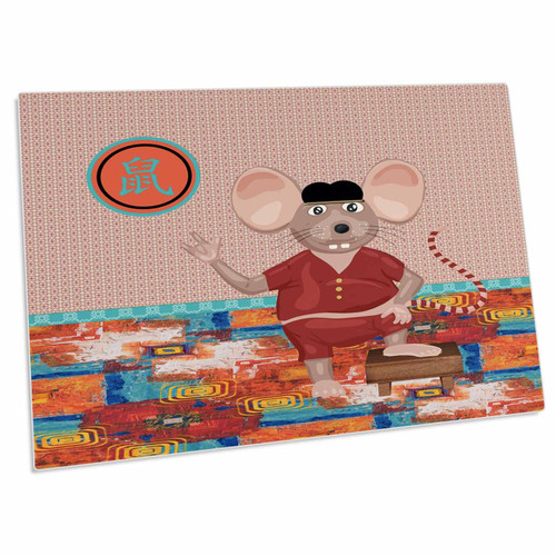 3dRose Image of Big Ear Rat, One Foot on Stool on Abstract... - Desk Pad Place Mats (dpd-329173-1) 3dRose Image of Big Ear Rat, One Foot on Stool on Abstract... - Desk Pad Place Mats (dpd-329173-1)