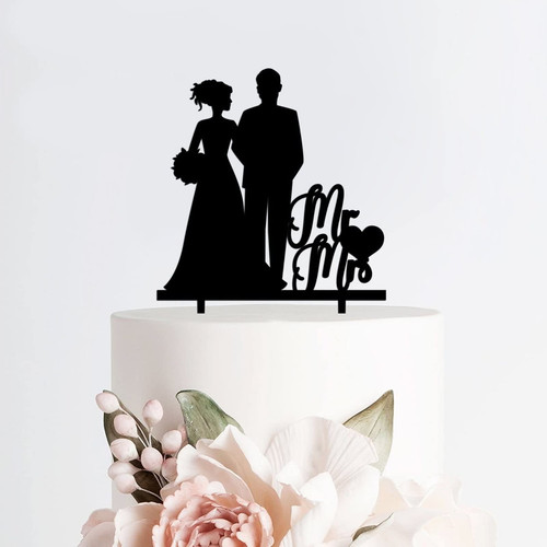 Acrylic Personalized Wedding Cake Toppers Bride And Groom Mr & Mrs Black Cake Topper Figures Party Cake Decorations for Bridal Shower Engagement Anniversary style310 Acrylic Personalized Wedding Cake Toppers Bride And Groom Mr & Mrs Black Cake Topper Figures Party Cake Decorations for Bridal Shower Engagement Anniversary style310