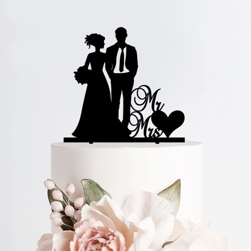 Acrylic Personalized Wedding Cake Toppers Bride And Groom Mr & Mrs Black Cake Topper Figures Party Cake Decorations for Bridal Shower Engagement Anniversary style502 Acrylic Personalized Wedding Cake Toppers Bride And Groom Mr & Mrs Black Cake Topper Figures Party Cake Decorations for Bridal Shower Engagement Anniversary style502