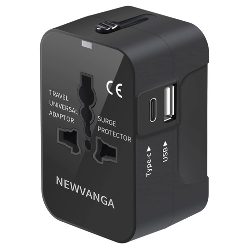 Universal Travel Adapter, All in One Plug Adapter with Dual USB Charging (1 USB C Port), Worldwide Power Adaptor Wall Charger AC Outlet Converter for Europe EU UK AUS(Type G/C/I/A) Universal Travel Adapter, All in One Plug Adapter with Dual USB Charging (1 USB C Port), Worldwide Power Adaptor Wall Charger AC Outlet Converter for Europe EU UK AUS(Type G/C/I/A)