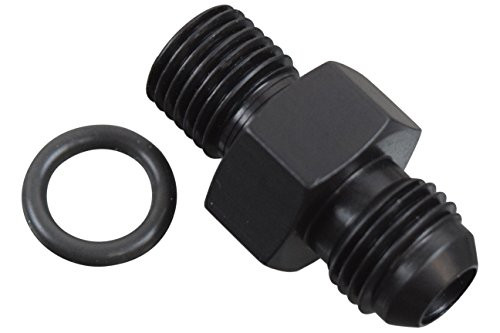 Transmission Adapter Fitting -6AN Flare Black 6 AN TH400 TH350 4l60E 4l80E 700r4 F06ANPS14