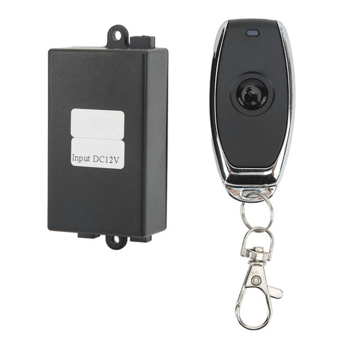 DC12V Momentary Remote Control Switch Single Button Wireless Remote Controller with Relay for Home