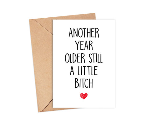 Brother Sister Birthday Card - Funny Birthday Card - Sister Birthday Card. Birthday Card For Sibling - Little Bitch Brother Sister Birthday Card - Funny Birthday Card - Sister Birthday Card. Birthday Card For Sibling - Little Bitch