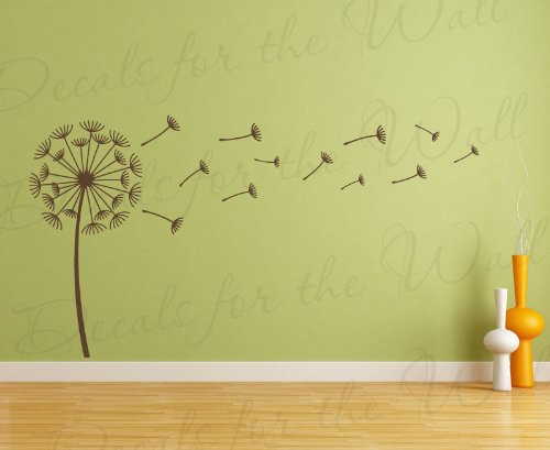 Dandelion Blowing in The Wind Wall Decal - Vinyl Sticker Art Large Decoration Sign Graphic Decor Mural Dandelion Blowing in The Wind Wall Decal - Vinyl Sticker Art Large Decoration Sign Graphic Decor Mural