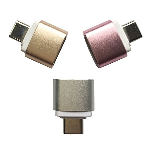 Yowanted USB Type C Adapter Male to USB 3.0 Female Adapter USB OTG Adapter Converter for MacBook Pro, Google Pixel, Nexus 6P 5X, Samsung Note 8 S8 S8+, LG V20 G5 G6 and More (3 Pack)