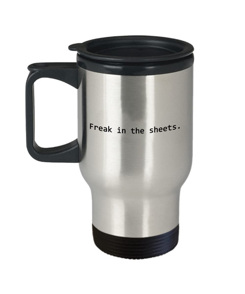 Data Analyst Gift - Data Analysis Travel Mug - Data Scientist Present - Funny Data Science - Freak In The Sheets