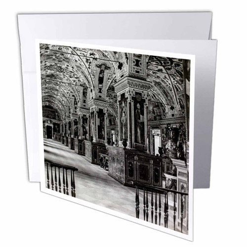 3dRose Magic Lantern Slide 1910 Photo of Vatican Library - Greeting Cards (gc-362387-1) 3dRose Magic Lantern Slide 1910 Photo of Vatican Library - Greeting Cards (gc-362387-1)