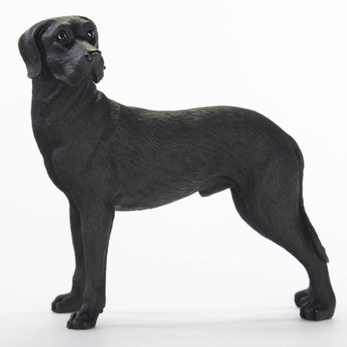 Conversation Concepts Great Dane, Black, Uncropped Original Dog Figurine (4in-5in)