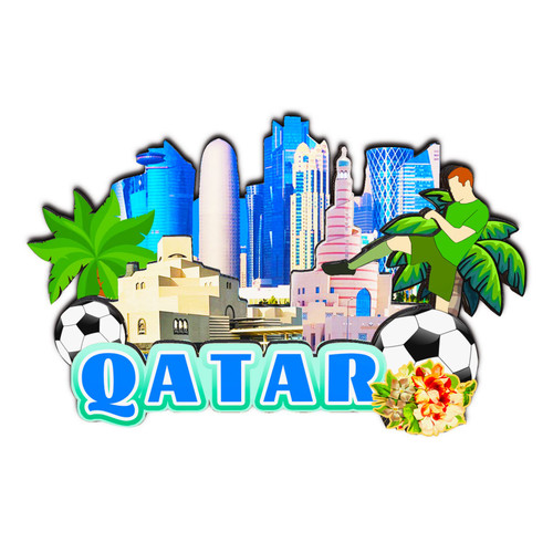 Qatar Fridge Magnet 3D Classic Wooden Refrigerator Magnets Landmark Handmade Craft Travel Souvenir Gift Collection Decoration -1551 Qatar Fridge Magnet 3D Classic Wooden Refrigerator Magnets Landmark Handmade Craft Travel Souvenir Gift Collection Decoration -1551