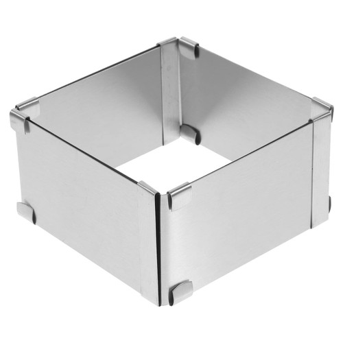 Cabilock Tiramisu Baking Mould for Mouss Ring Stainless Steel Cake Ring Pastry Ring Cirle Mold for Baking Cutting Cake Biscuit (Silver 6 Inch) Cabilock Tiramisu Baking Mould for Mouss Ring Stainless Steel Cake Ring Pastry Ring Cirle Mold for Baking Cutting Cake Biscuit (Silver 6 Inch)